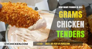 Converting 454 Grams of Chicken Tenders to Pounds: A Quick Guide