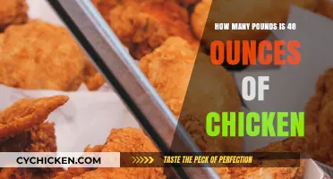 Converting 48 Ounces of Chicken to Pounds: A Simple Guide