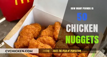 How Much Do 50 Chicken Nuggets Weigh in Pounds?