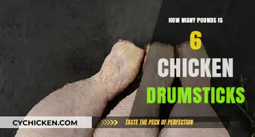How Much Do 6 Chicken Drumsticks Weigh in Pounds?