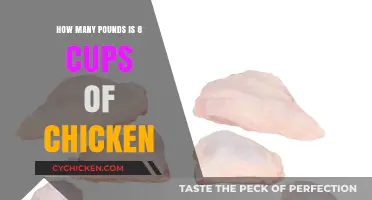 Converting Chicken Measurements: How Much Does 8 Cups Weigh?