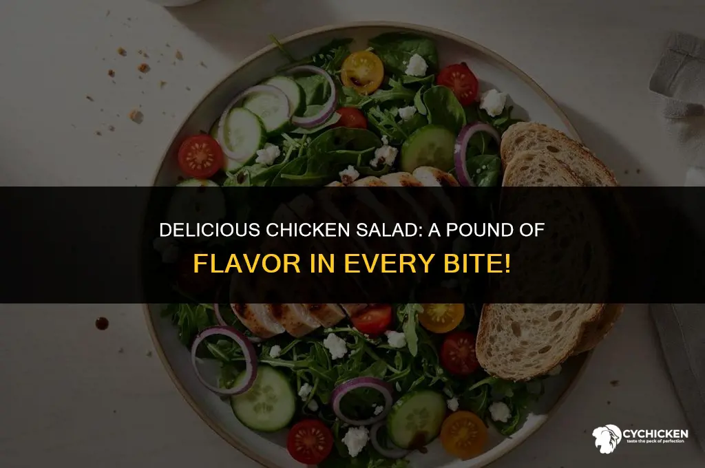 how many pounds is a chicken salad