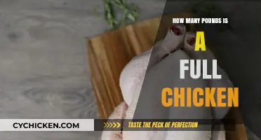 Understanding the Average Weight of a Full Chicken for Cooking