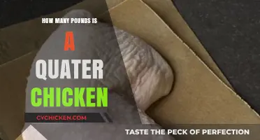 Quarter Chicken Weight: How Many Pounds Does It Weigh?