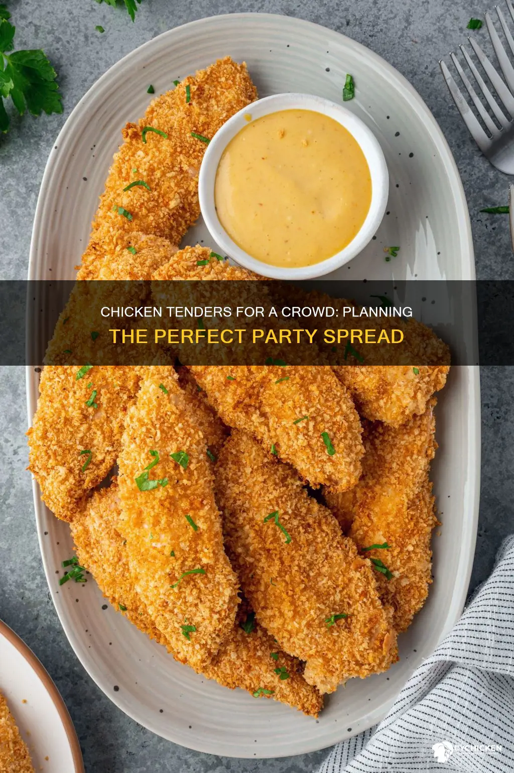 how many pounds of boneles chicken tenders for 75 people