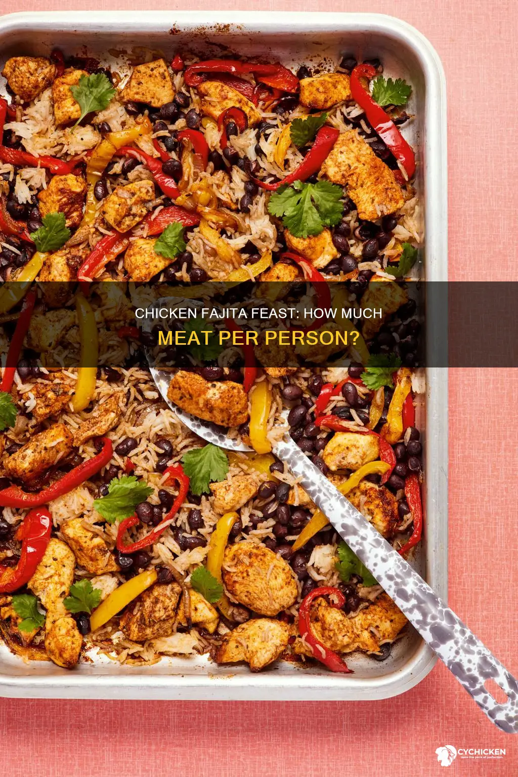 how many pounds of chicken fajita meat per person