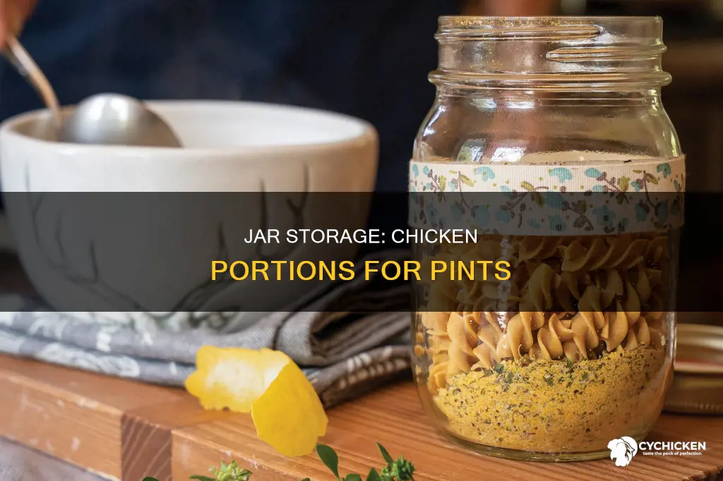 how many pounds of chicken fit into a pint jar