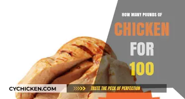 Feeding a Crowd: Calculating Chicken Pounds for 100 Guests