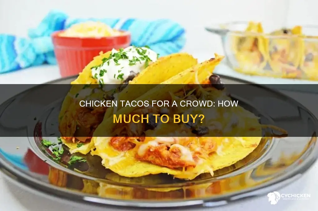 how many pounds of chicken for 50 tacos