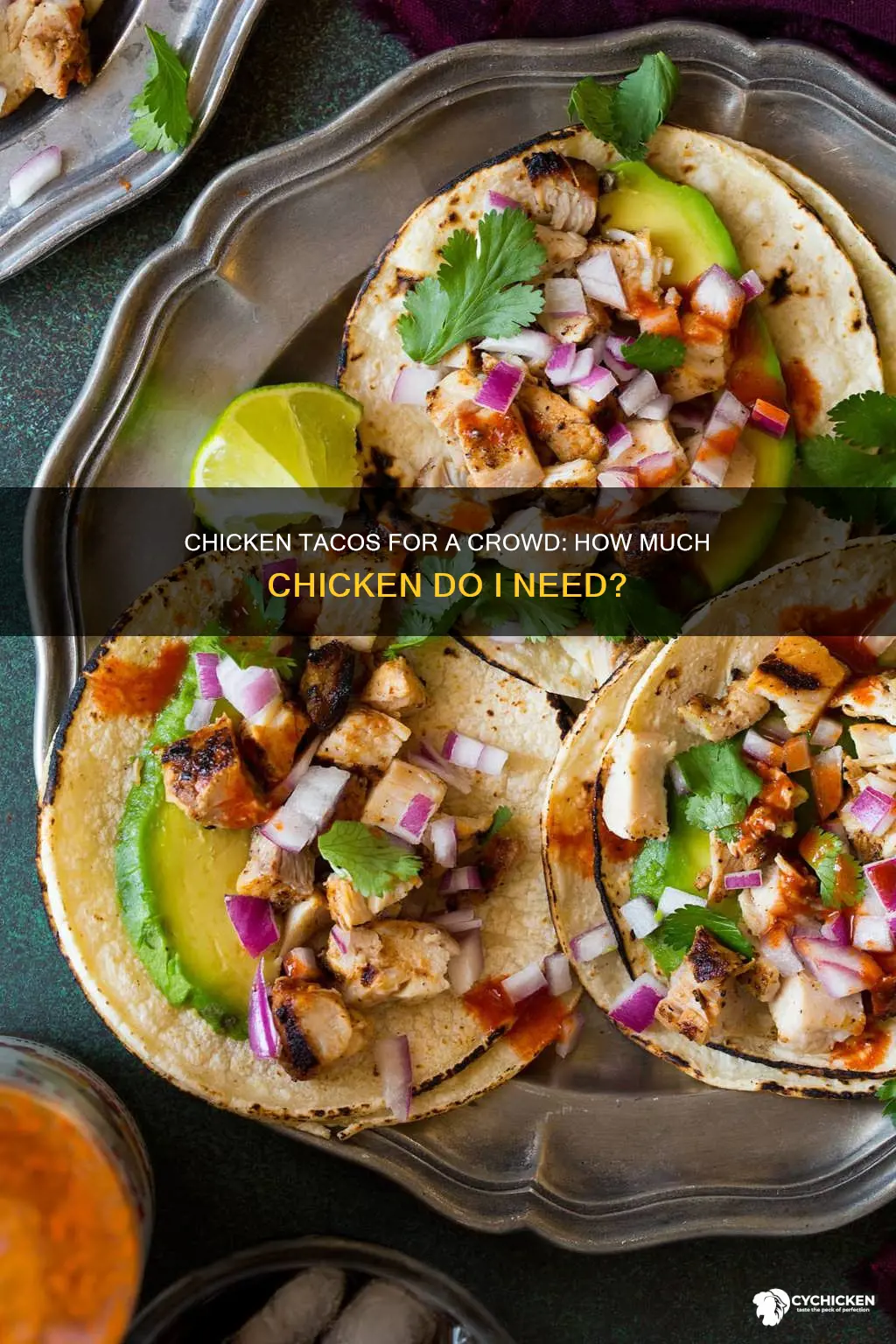 how many pounds of chicken for chicken tacos for 40