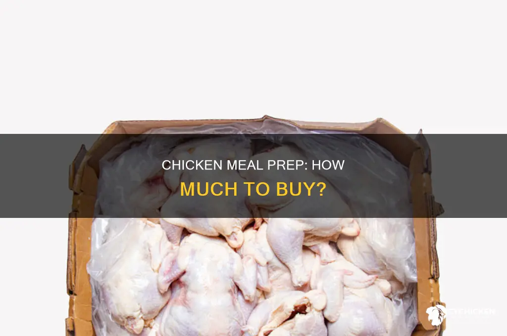 how many pounds of chicken for meal prep