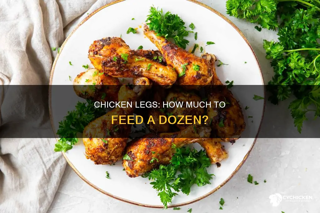 how many pounds of chicken legs fir 12 people
