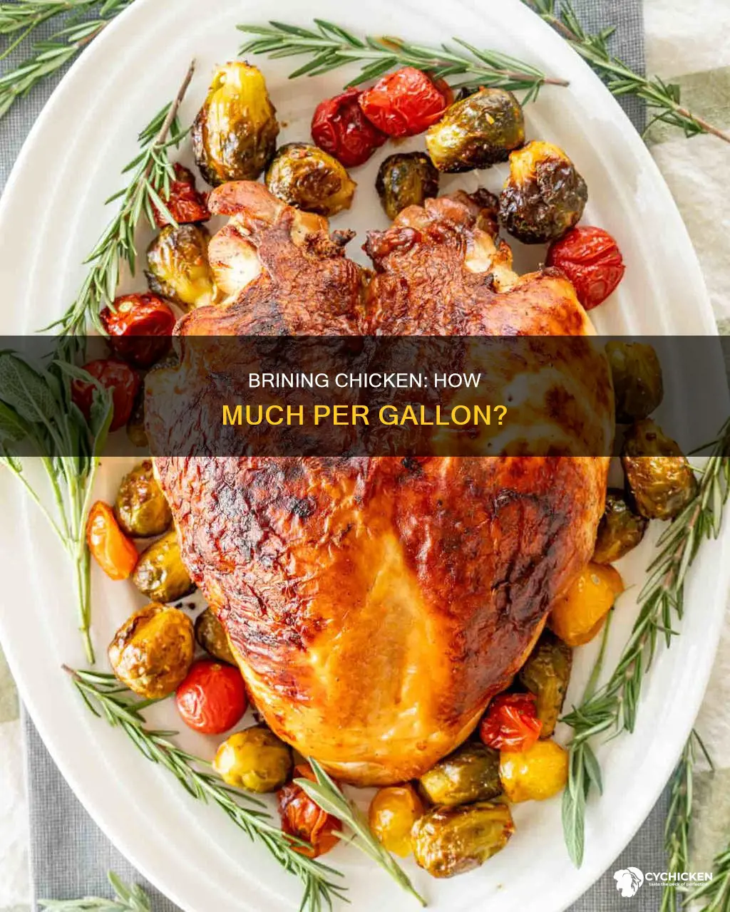 how many pounds of chicken per gallon of brine