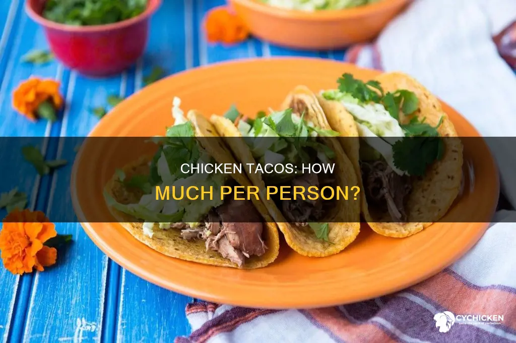 how many pounds of chicken per person tacos