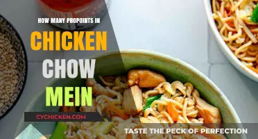 Calculating ProPoints in Chicken Chow Mein: A Nutritional Breakdown
