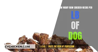 Chicken Neck Treats: How Many Per Pound for Dogs?