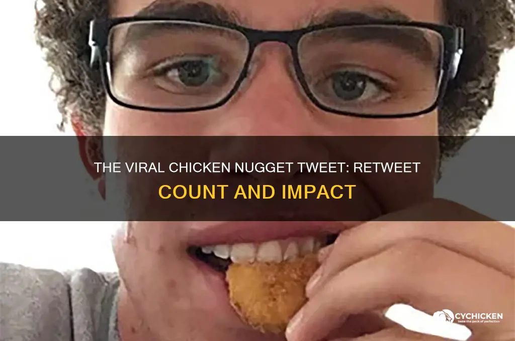 how many retweet did the chicken nugget
