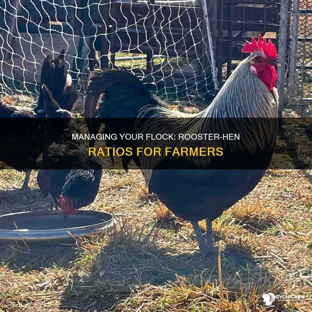 how many roosters per chicken does a farmer need