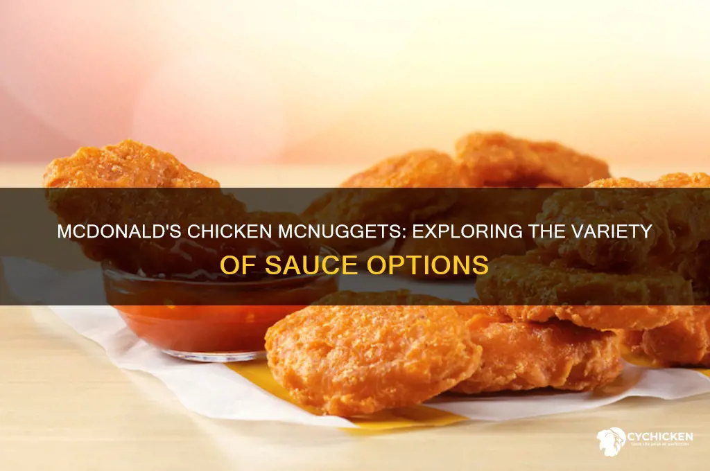 how many sauces does mcdonald