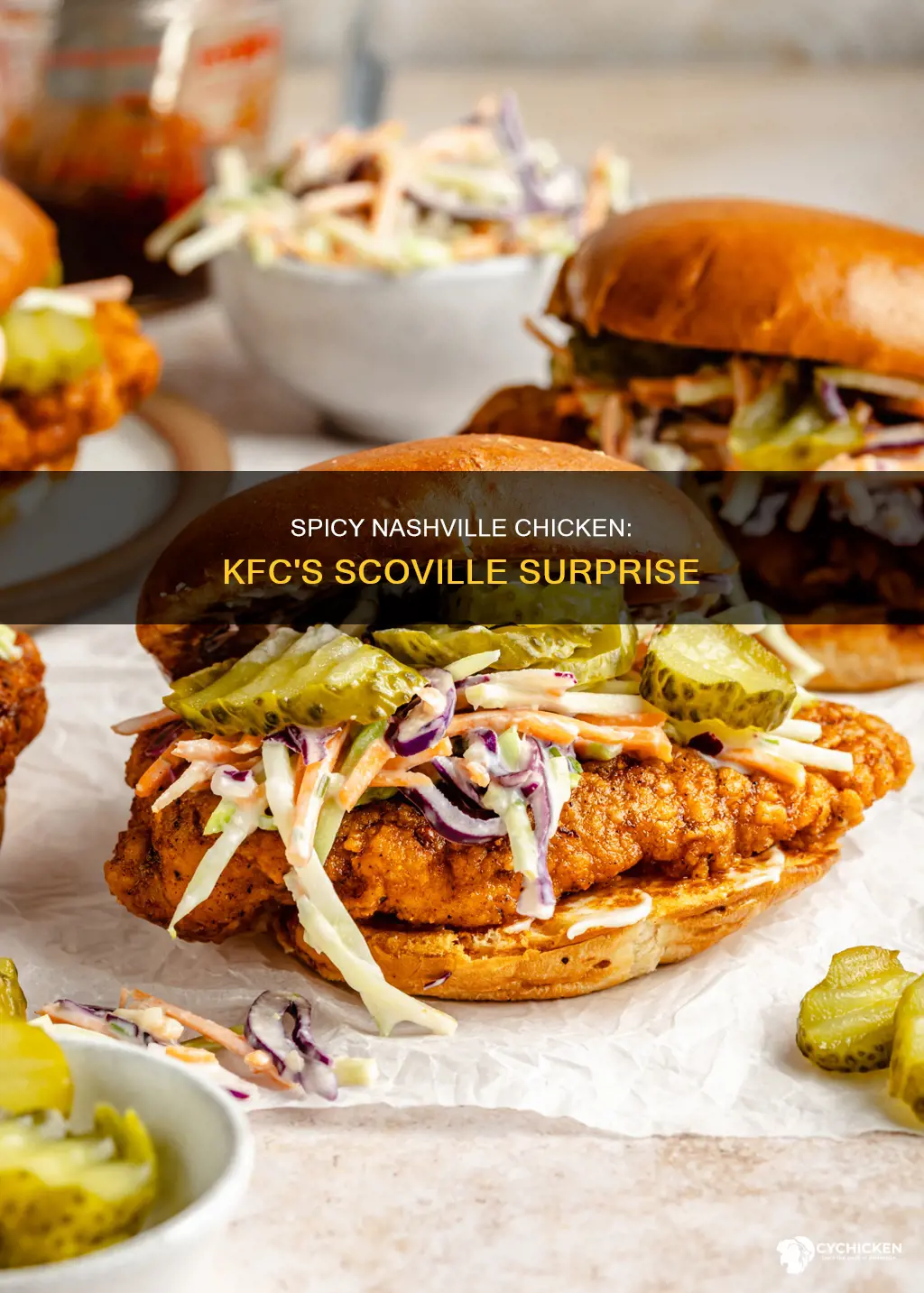how many scoville units is the kfc nashville chicken