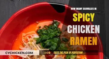 Scoville Heat in Spicy Chicken Ramen: Measuring the Fiery Kick