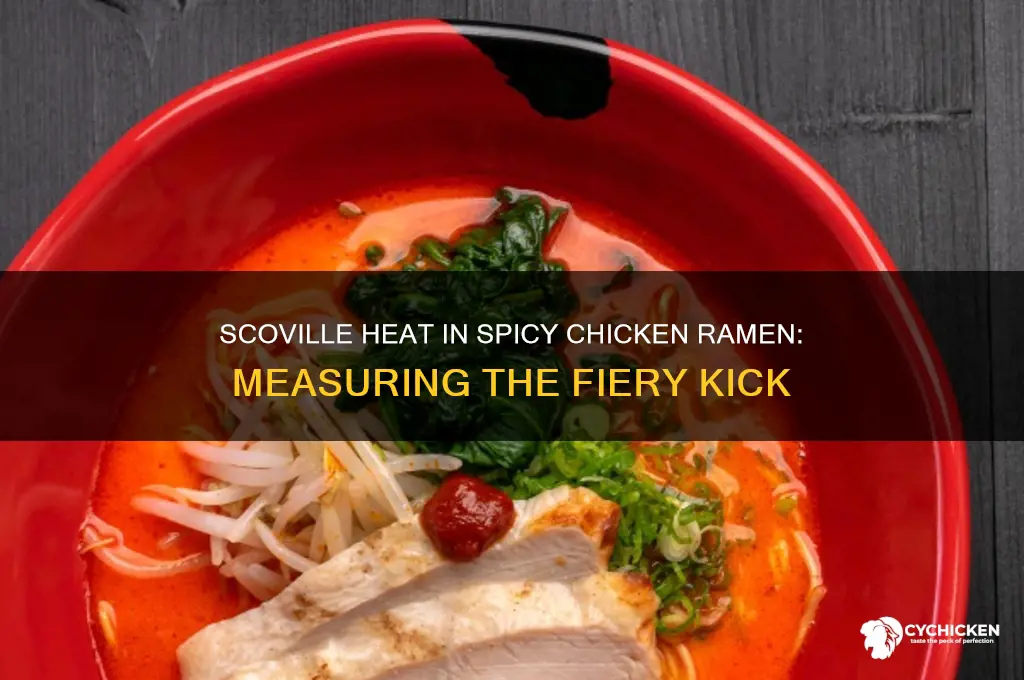 how many scovilles in spicy chicken ramen