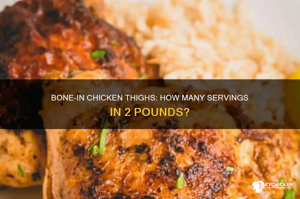 how many servings is 2lb bone-in chicken thighs