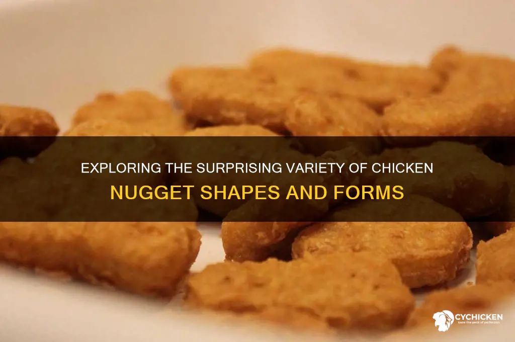 how many shape does chicken nugget has