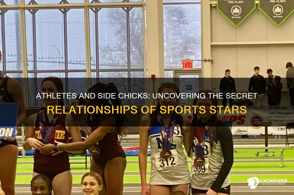 how many side chicks do athletes have