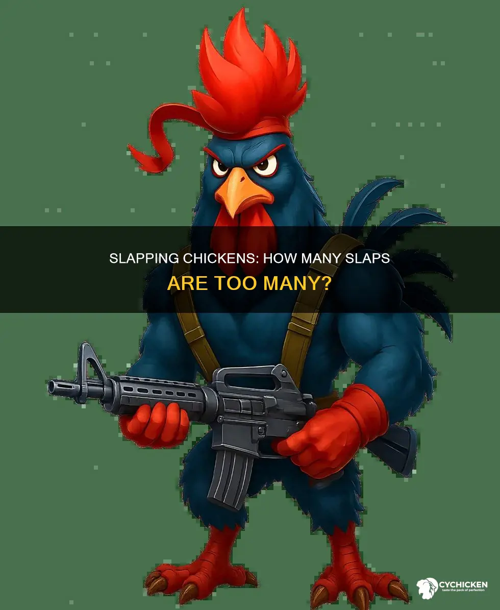 how many slaps are needed to cock a chicken
