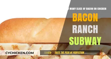 Bacon Galore on Subway's Chicken Bacon Ranch