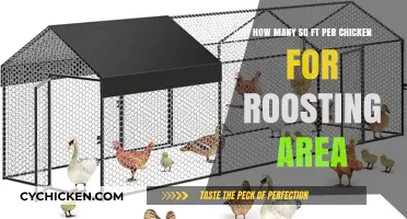 Spacious Roosting: Square Footage Allocation for Happy Chickens