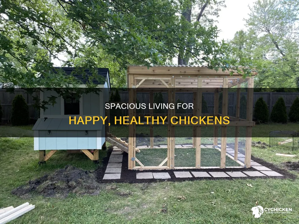 how many sqft does a fulyl grown chicken need