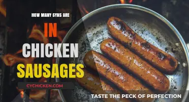 Discover Syn Values in Chicken Sausages for Your Diet Plan