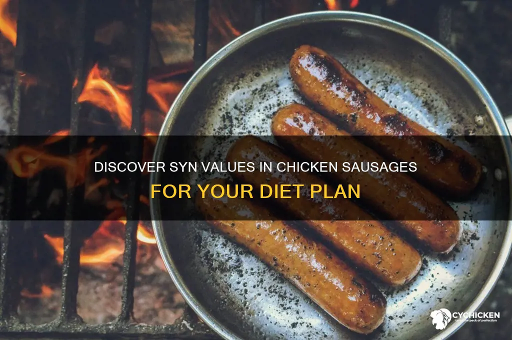how many syns are in chicken sausages