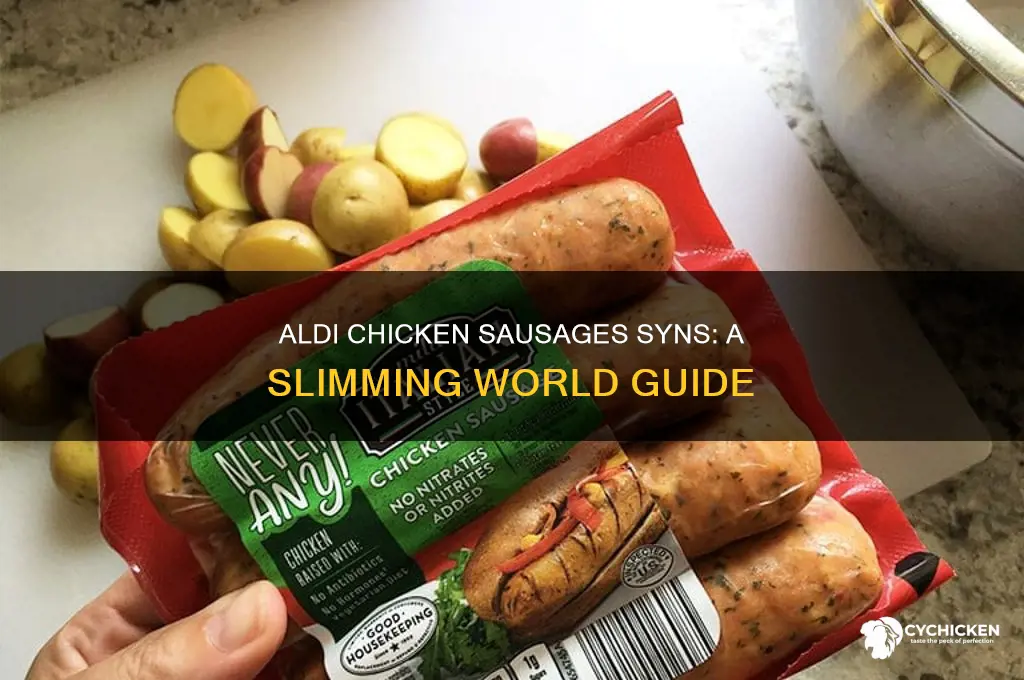 how many syns in aldi chicken sausages