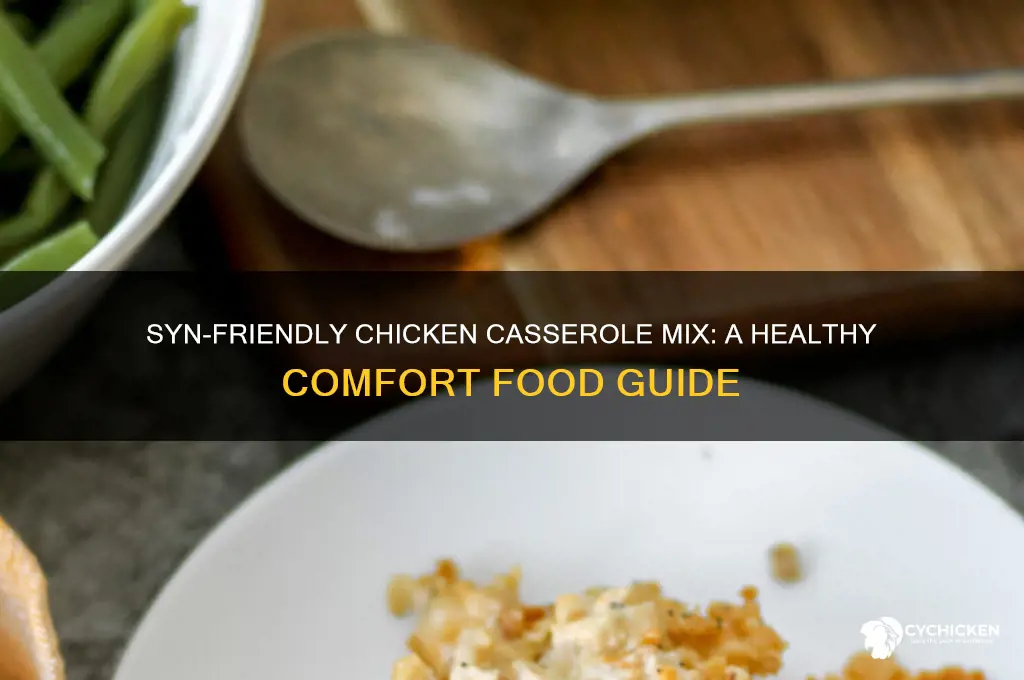 how many syns in chicken casserole mix