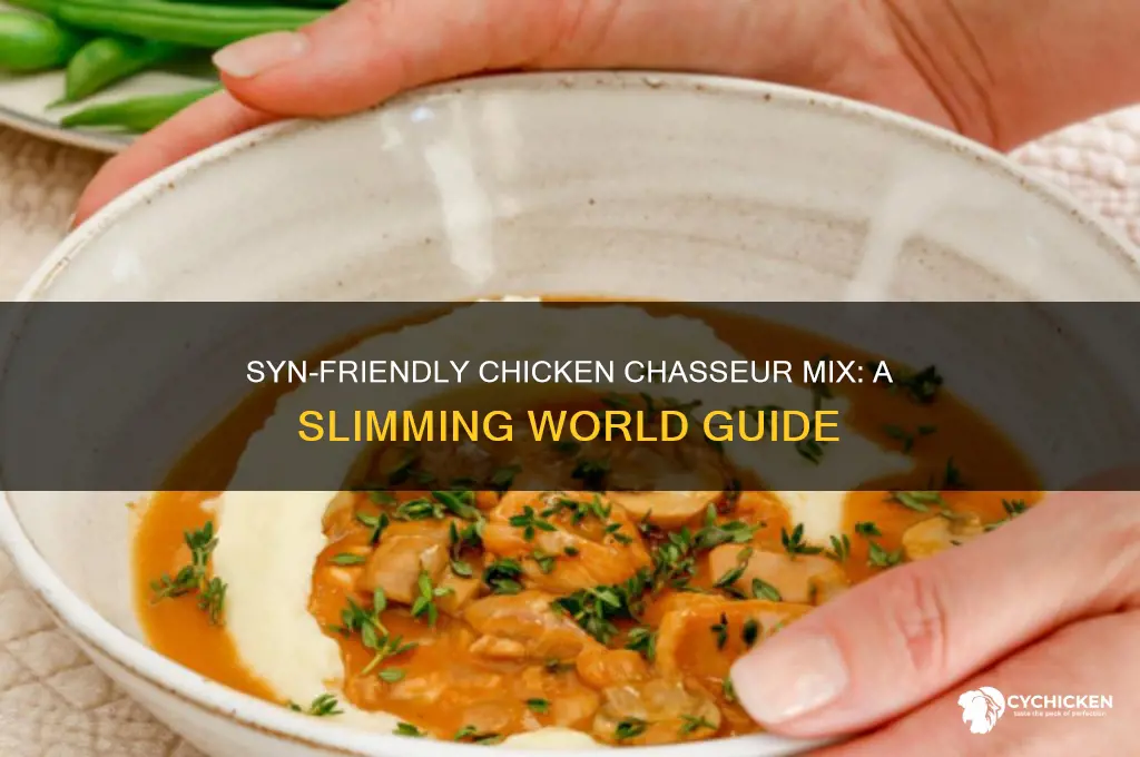 how many syns in chicken chasseur mix