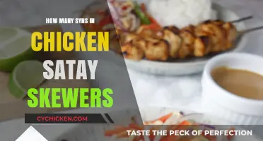 Discover Syn Values in Chicken Satay Skewers for Healthy Eating