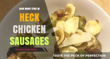 Syn Count in Heck Chicken Sausages: A Slimming World Guide