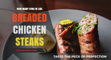 Lidl Breaded Chicken Steaks: How Many Syns?