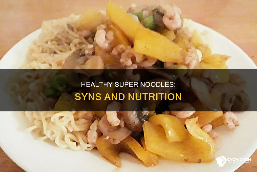 how many syns in low fat chilli chicken super noodles