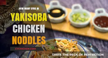 Discover Syn Count in Yakisoba Chicken Noodles: A Quick Guide