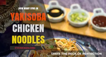 Yakisoba Chicken Noodles Syns: A Quick Guide to Counting