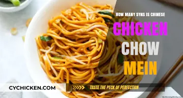 Delicious Chinese Chicken Chow Mein: How Many Syns?