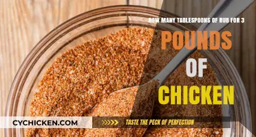 Rubbing Chicken: How Much Spice is Needed?