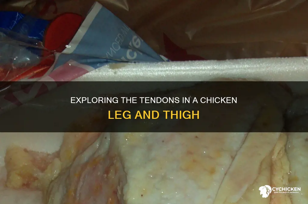 how many tendons are in a chicken leg and thigh