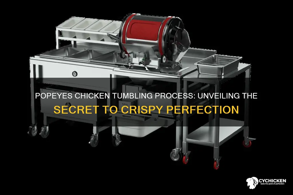 how many times is popeyes chicken tumbled