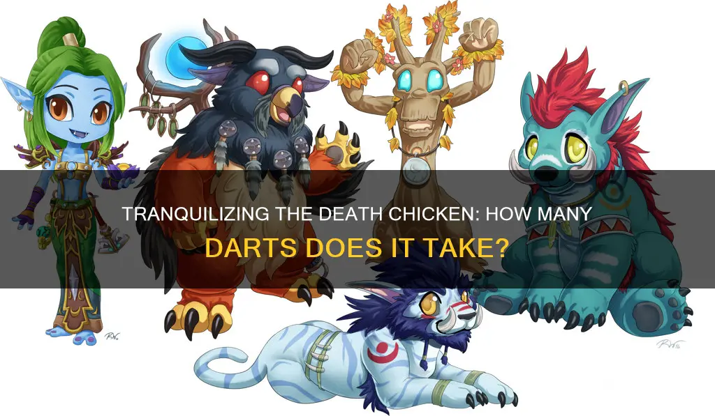 how many tranq darts to take down death chicken
