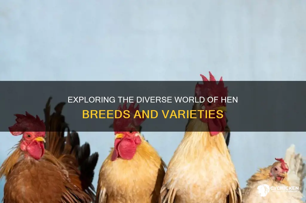 how many types of hens are there